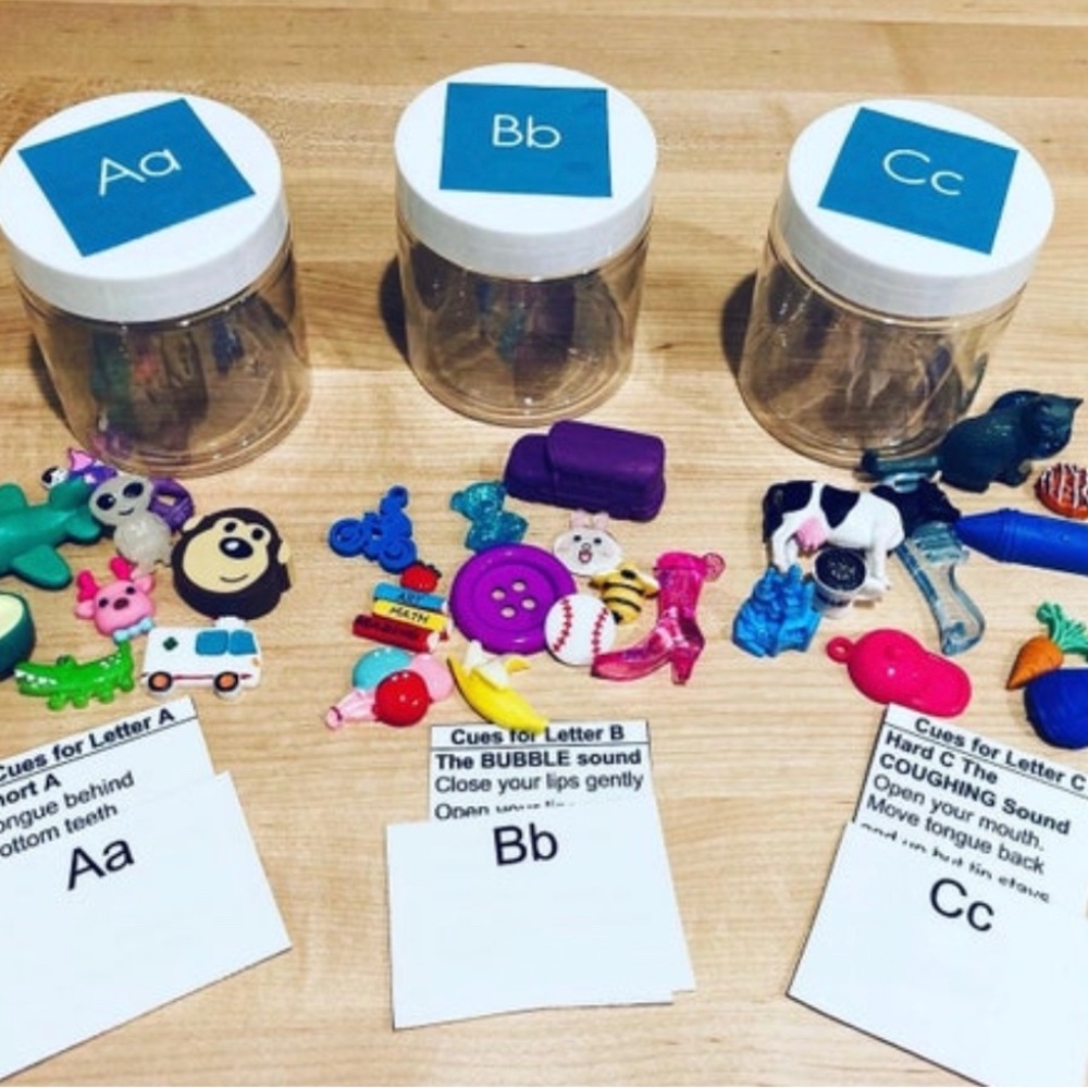 Alphabet Set 260 Objects-Alphabet Objects-Speech Therapy Mini Objects-Montessori
